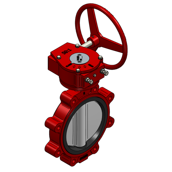 LT BUTTERFLY VALVE GGG40 DN200 LUG PN10 STK-LISTE