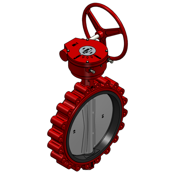 LT BUTTERFLY VALVE GGG40 DN450 LUG PN10 STK-LISTE