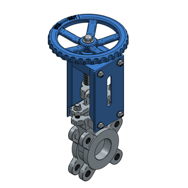 DN50 PN10 SS316 KNIFE GATE VALVE UNI-DIRECTION
