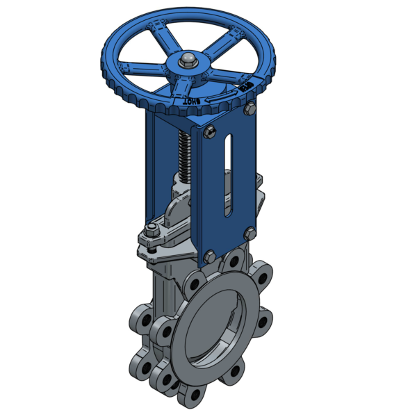 DN100 PN10 SS316 KNIFE GATE VALVE UNI-DIRECTION