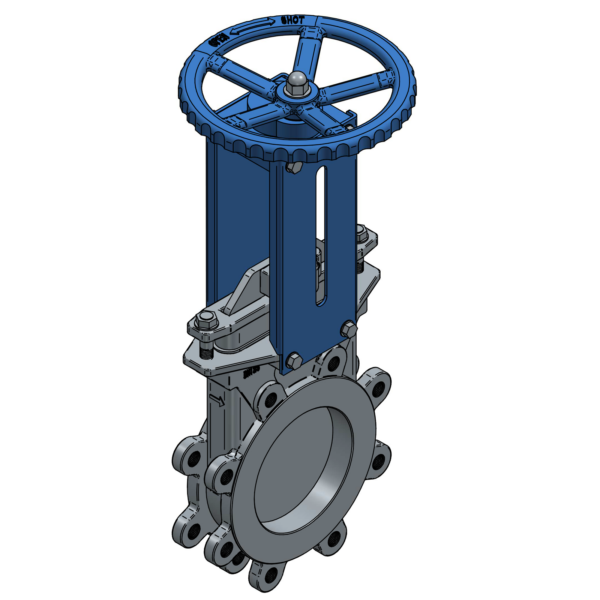 DN125 PN10 SS316 KNIFE GATE VALVE UNI-DIRECTION