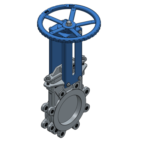 DN150 PN10 SS316 KNIFE GATE VALVE UNI-DIRECTION