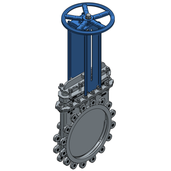 DN400 PN10 SS316 KNIFE GATE VALVE UNI-DIRECTION