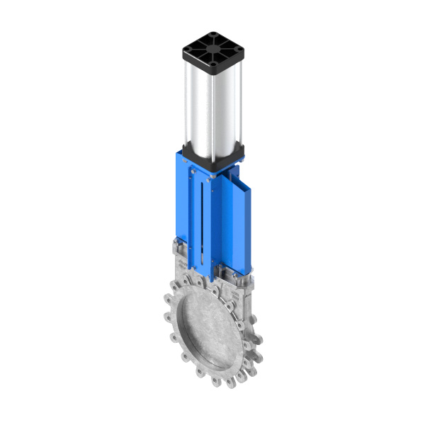 DN400 DA ACT PN10 SS316 KNIFE GATE VALVE UNI-DIR