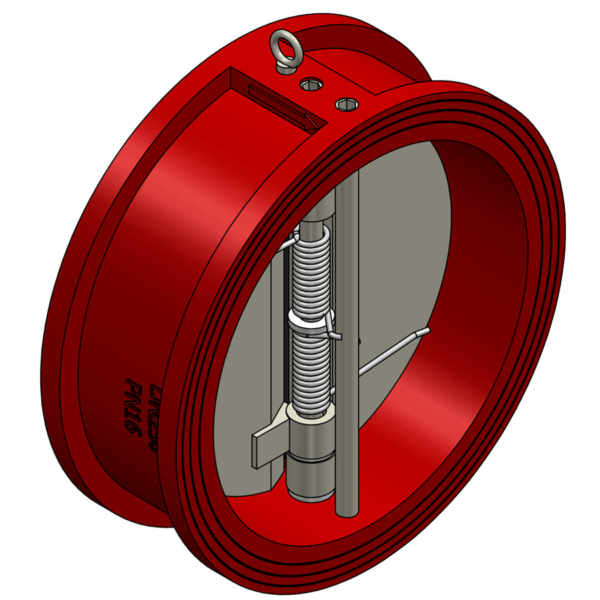 DUAL PLATE CHECK VALVE GGG40 BODY