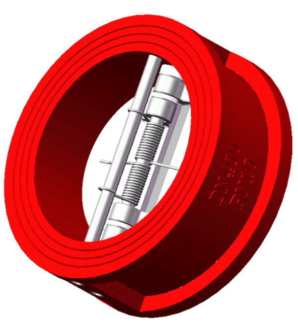 DUAL PLATE CHECK VALVE GGG40 BODY