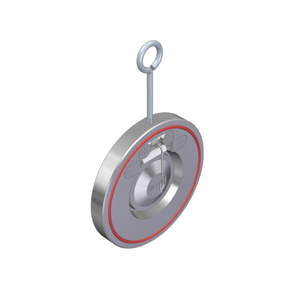 DN40 SWING DISC CHECK W/SPRING PN10/16 WAFER