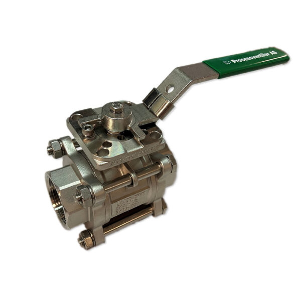 3PC BALL VALVE 2A-B 1-1/2" PN62 BSPP