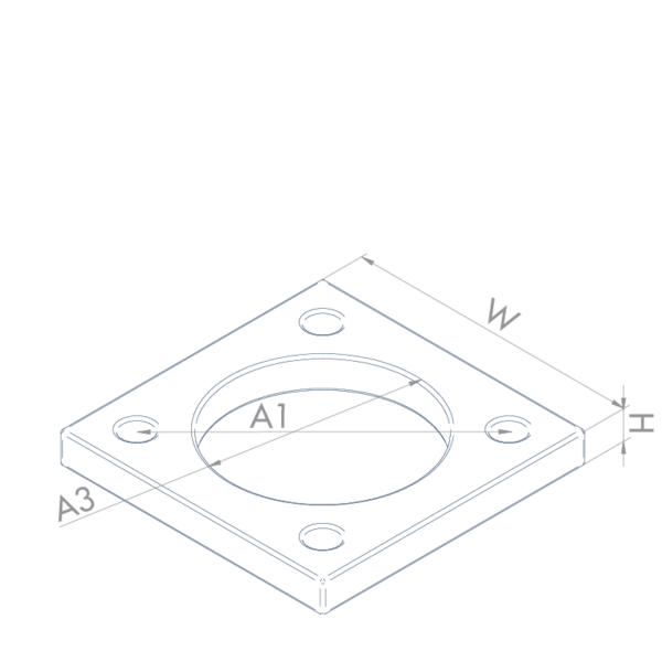 *BRACKET FOR TOMOE 250 MM VALVE