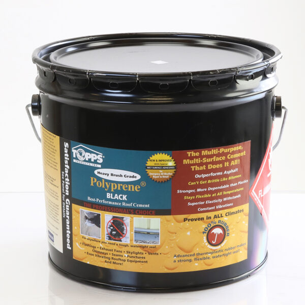 TOPPS POLYPRENE HEAVY BRUSH GRADE 20 LTR SVART