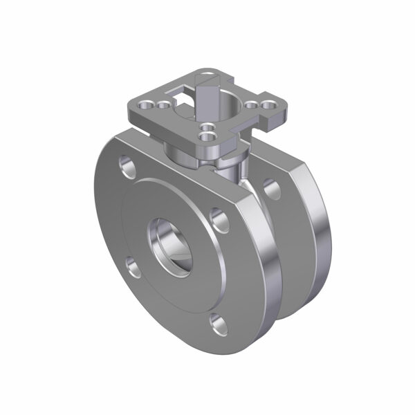 2PC BALL VALVE F301-V1F DN40 PN16/40 COMPACT