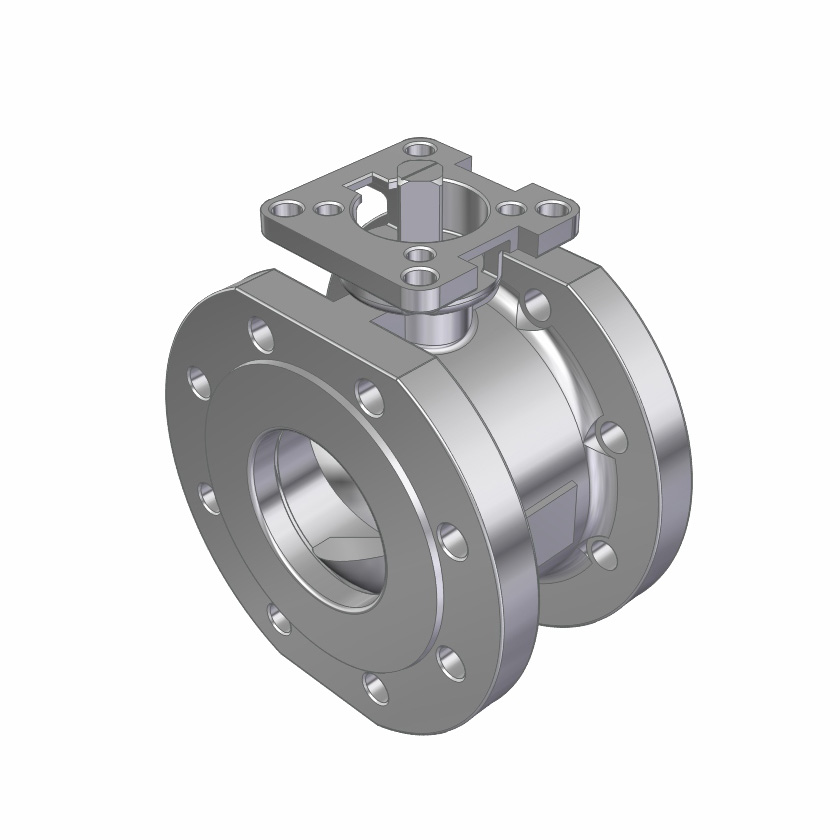 2PC BALL VALVE F301-V1F DN80 PN16/40 COMPACT