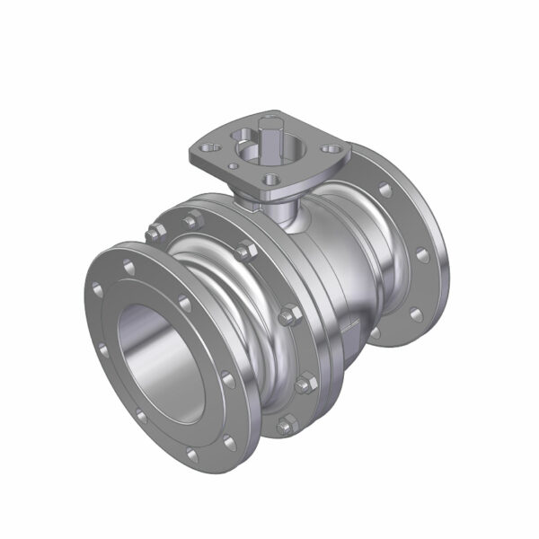 2PC BALL VALVE F502-4F PN16 DN150 FLANGED