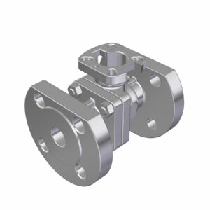 2PC BALL VALVE F502-V6F DN20 PN16/PN40 FLANGED
