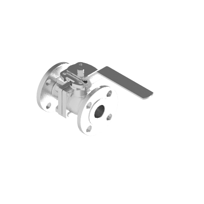 2PC BALL VALVE F502-6F PN40 DN40 FLANGED
