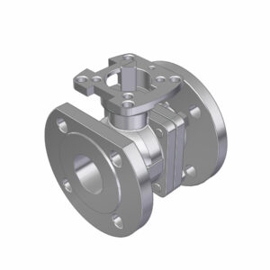 2PC BALL VALVE F502-V6F DN50 PN16/PN40 FLANGED
