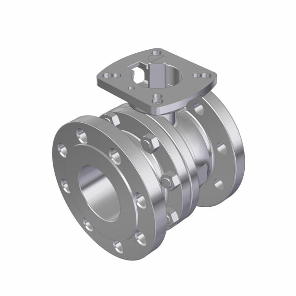 2PC BALL VALVE F502-V6F DN80 PN16/PN40 FLANGED