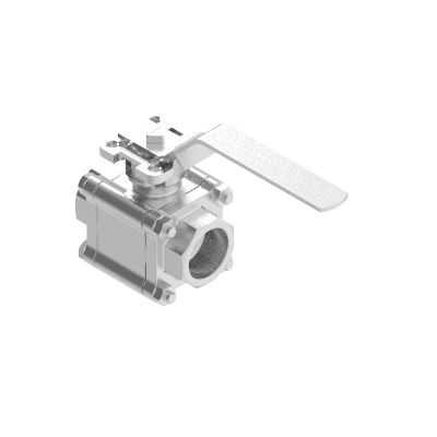 3PC BALL VALVE S600-1F 1500PSI 1 1/2" BSPP THREAD