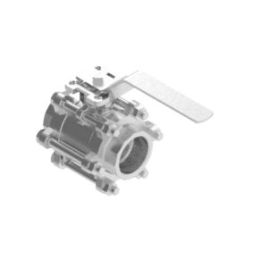 3PC BALL VALVE S600-1F 1500PSI 2" BSPP THREAD