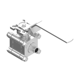 3PC BALL VALVE S600-3F 2000PSI 1/4" WELDED