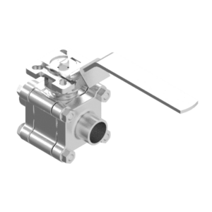 3PC BALL VALVE S600-3F 2000PSI 1/2" WELDED