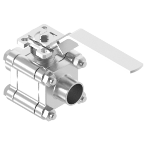3PC BALL VALVE S600-3F 2000PSI 3/4" WELDED