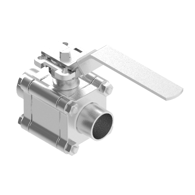 3PC BALL VALVE S600-3F 2000PSI 1" WELDED