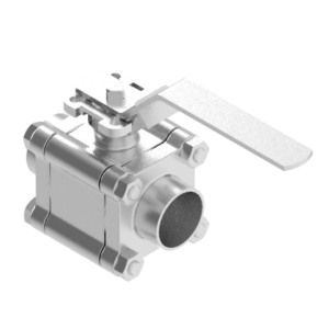 3PC BALL VALVE S600-3F 1500PSI 1 1/4" WELDED