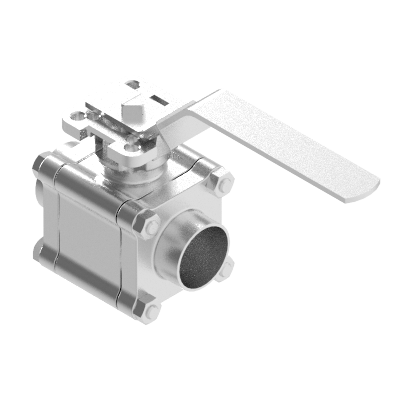 3PC BALL VALVE S600-3F 1500PSI 1 1/2" WELDED