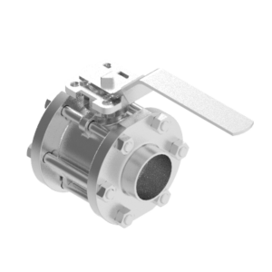 3PC BALL VALVE S600-3F 1500PSI 2" WELDED