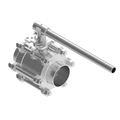 3PC BALL VALVE S600-3F 1000PSI 3" WELDED