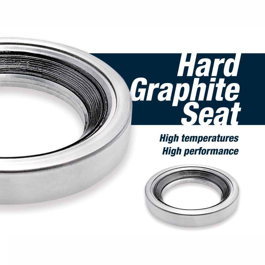 Grafittring med overskrift "Hard Graphite Seat"