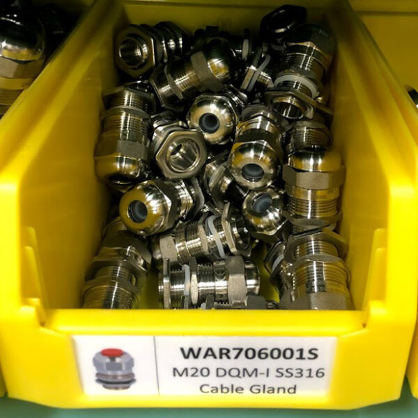 1/2" NPT - SS316 DQM-I Cable Gland - 706001