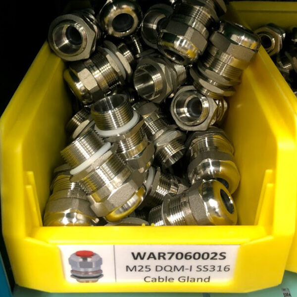 M25 SS316 DQM-I Cable Gland - 706002