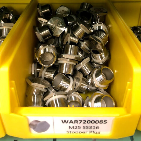 M25 SS316 Hexagon Stopper Plug - 720008
