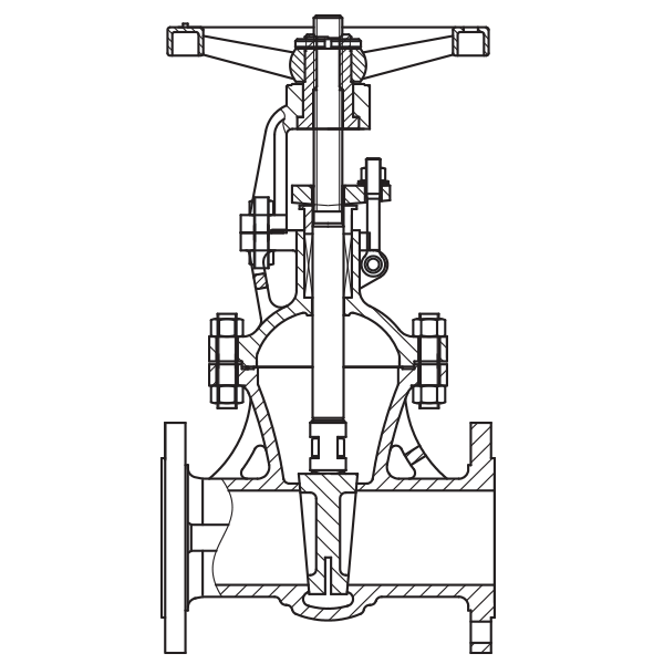 DN150 PN16 GATE VALVE CF8M