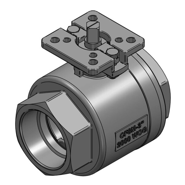 2PC BALLVALVE G2PQ11FV 3" 2000PSI BSP